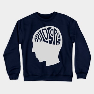 A Philosophical Mind (Grey Version) Crewneck Sweatshirt